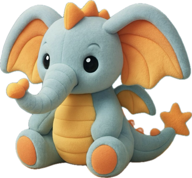 Dragophant — Elephant Dragon plush companion for ages 2-6