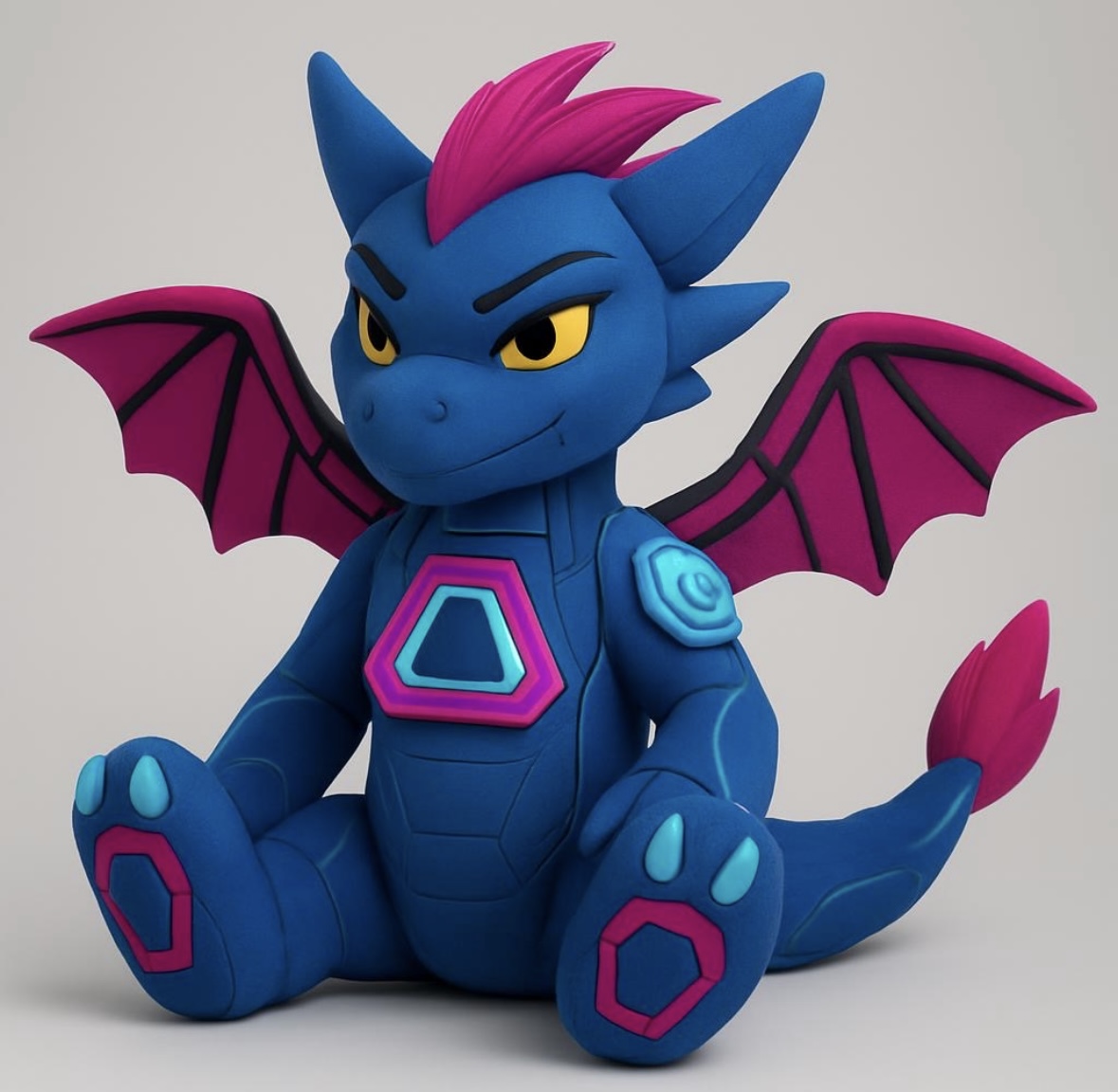Drago — Blue Dragon plush companion for ages 7-11