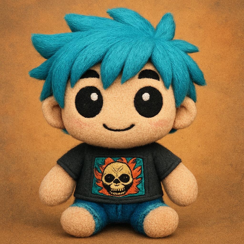 Jett — Boy Doll plush companion for ages 12 and up